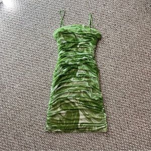 Naked Wardrobe Ruched Mini Dress